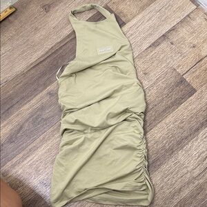 Pantone by Zara Tan Halter Neck Tank Top Size S